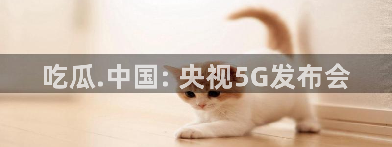 吃瓜网998.su永久有效:吃瓜.中国: 央视5G发布会